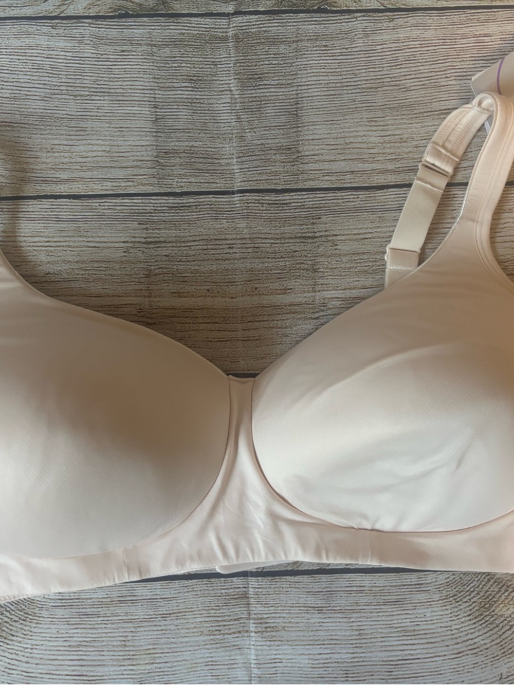 Jockey Forever Fit Full Coverage Bra 3XL, cream NWT